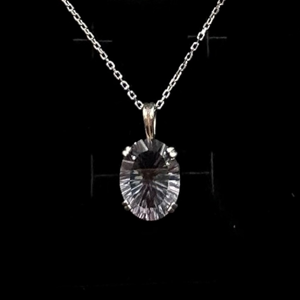 Chinese Fluorite Gemstone Necklace 9.27 CT